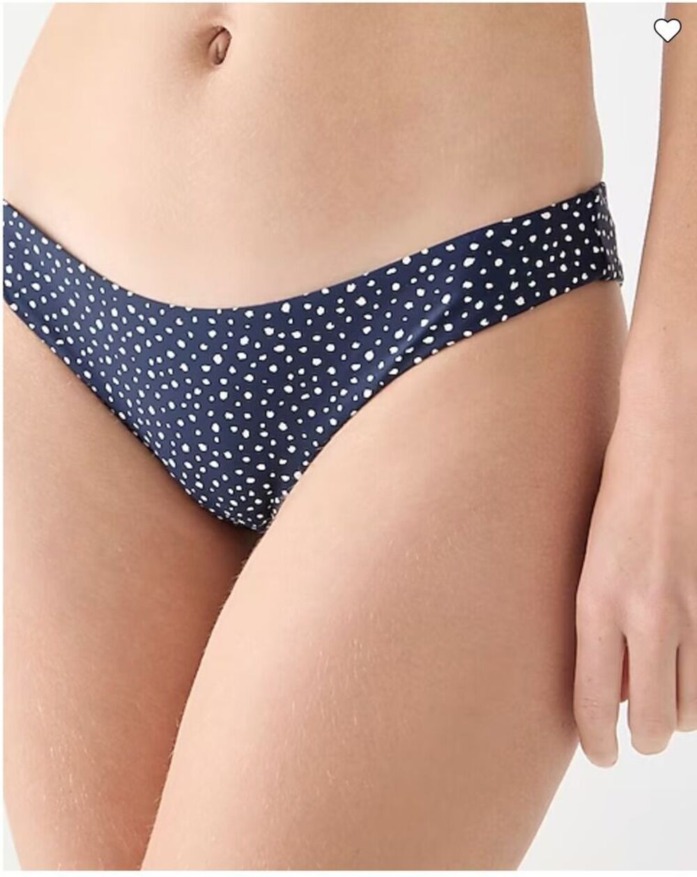 New J. Crew Polka Dot Hipster Bikini Swim Bathing Suit Bottom Women's Size XS